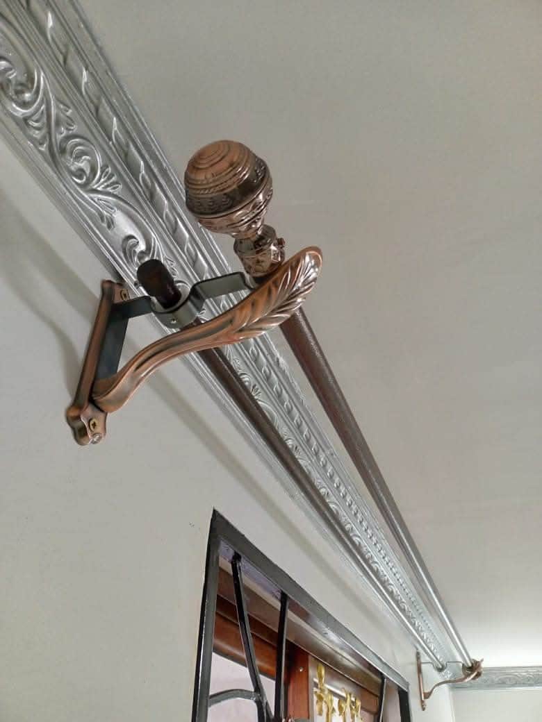 Modern office with professional curtains