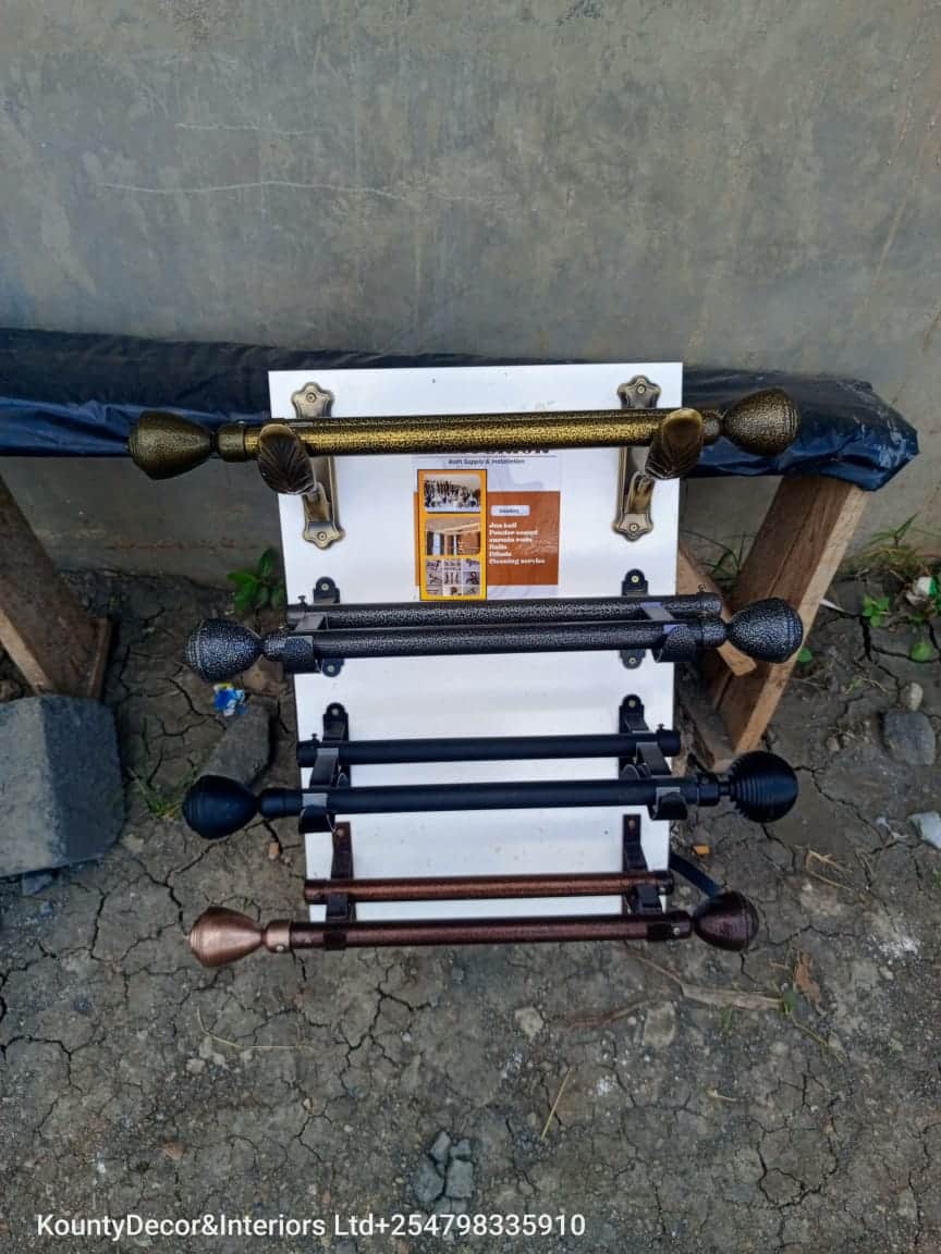 Commercial building with custom curtains